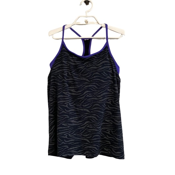 Fabletics Norwalk Tank Purple and Black - Picture 2 of 9